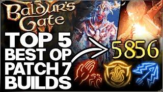 Baldurs Gate 3 - 5 New Best GAME BREAKING Evil Builds - Easy Patch 7 Honour Mode - Build Guide