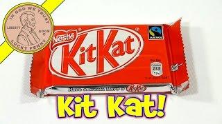 Kit Kat UK Bar and Kit Kat USA Bar Comparing Nestle Chocolate Bars