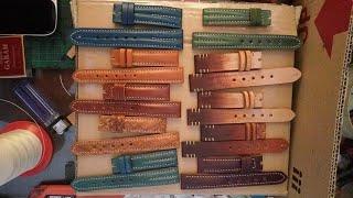 Produk tali jam kulit asli tulen leather 
