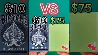 $10 VS $75 playing cards #shorts