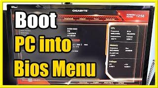 How to Easily Boot Windows 10 PC into BIOS Menu Fast Method