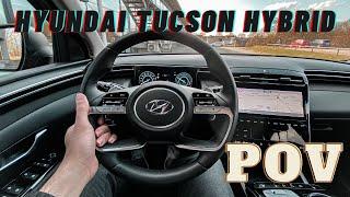 2021 Hyundai Tucson Hybrid 16 T-GDI 230 PS  POV Autobahn Speedtest und Verbrauch