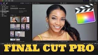How to Edit your youtube videos with Final Cut Pro easiest tutorial  Annesha Adams