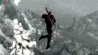 Insane Skyrim ragdoll.