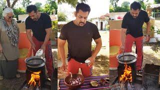 Salman Khan cooking Delicious Iftaar for Iftar Party and Eid ul-Fitr at his Farmhouse Celebrate Eid