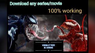 How to download Venom let there be carnage in HD  Download any seriesmovie in 1080p