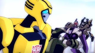 Blitzwing vs Autobots FULL FIGHT  TFA season 2 episode 11