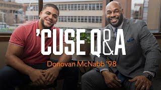 Cuse Q&A with Syracuse Football Legend Donovan McNabb  Syracuse University
