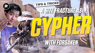 f0rsakeN shows us a Cypher trick on Fracture  Paper Rex VALORANT #pprxteam