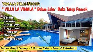 LA VIMALA  REKOMENDASI VILLA MEWAH DI PUNCAK BOGOR Fasilitas Super Lengkap