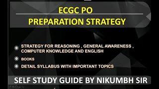 ECGC PO PREPARATION STRATEGY IN ENGLISH