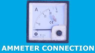 how to connect amp meter in the circuit  Electreca