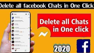 Delete All Messenger Chat In One Click 2022  Remove or clear all fb chats at once Permanently