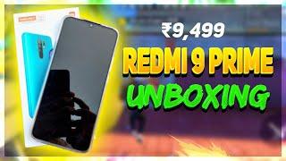 Redmi 9 Prime Space Blue 4GB+64GB Unboxing  Best Gaming Mobile Under ₹9499