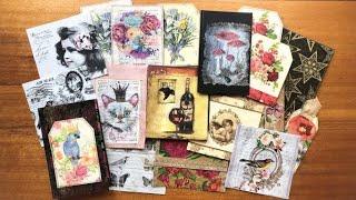 Decoupage Napkins on Paper - Project Ideas