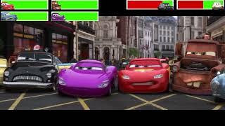 Cars 2 2011 Final Battle with healthbars Edited By @GabrielD2002