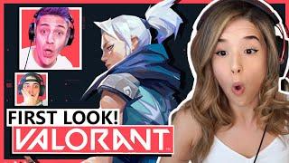 WILL VALORANT KILL FORTNITE? Pokimane Closed BETA Reaction ft. Ninja & Cloakzy