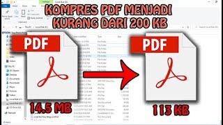 Cara Kompres File PDF Menjadi Kurang dari 200 Kb TERBARU