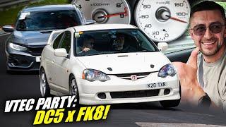 VTEC FULL SEND Honda Integra DC5 x FK8 Type R  Nürburgring