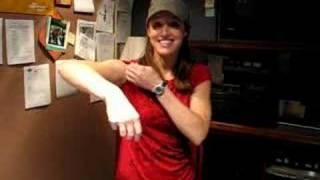 Bob Rivers Show - Kaci performs her bra removal trick