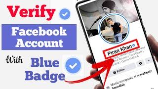 How to Verify Facebook Account with Blue Badge 2024  Blue Verify Facebook Profile