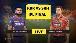 KKR VS SRH IPL 2024 FINAL LIVE  CRICKET 24  CRICKET LIVE  #cricket24 #ipl2024 #ipl