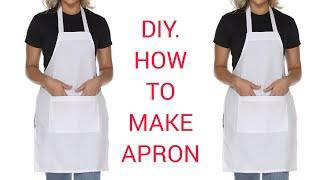 How to make an apron. Easy DIY.
