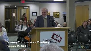 Zoning Commission Meeting - February 21 2024