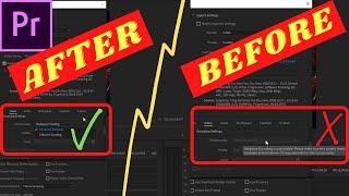 How To Enable HARDWARE ENCODING In Premiere Pro  Premiere Pro Hardware Encoding 100% FIXED 2021