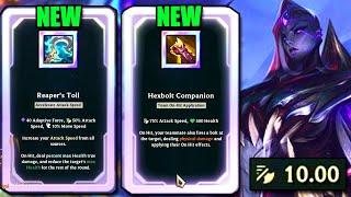 New Item HEXBOLT COMPANION & REAPERS TOLL with 10.00 ATTACK SPEED BELVETH is Broken  League Arena
