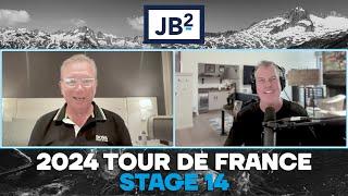 Modern cycling is faster all around  Tour De France 2024 Stage 14  JB2