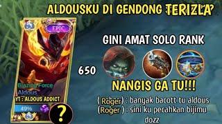 BEGINI AKIBAT MENGINA ALDOUS ALDOUS BANTAI TERIZLA  BUILD ALDOUS TERSAKIT 2024 - Mobile legends