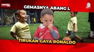 MOMEN LUCU ABANG L TIRUKAN GAYA CHRISTIANO RONALDO BERSAMA RIZKY BILLAR