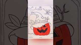 Coloring Magic Pumpkin  Coloring Page