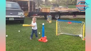 Hilarious Kids Playing Baseball  Funniest Baseball Moments 2022 Try not to Laugh