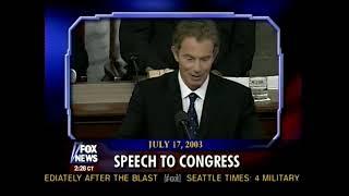 Fox Presenters TEAR UP as Blair explains why America should be in Iraq