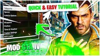 How To Install Mod Menu Trainer In GTA IV   Get Mod Menu In GTA IV - 2024