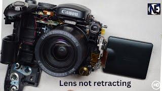 Camera Lens Not RETRACTING Lens stuck