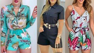 LINDOS ENTERIZOS CORTOS ROMPERS MONOS EN TENDENCIA PARA OCASIONES ELEGANTES O CASUALES MODA 2022