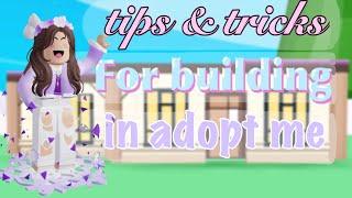 Tips & tricks for building in adopt me for beginners and anyone else