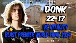 CS2 POV  Spirit donk 2217 vs Vitality Mirage @ BLAST Premier World Final 2024