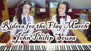 Riders for the Flag March Piano Duet - John Philip Sousa 1927 Four Hands