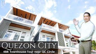 House Tour QC70 • Just 5 Minutes to QUEZON CITY Circle  • 4BR Brand New Townhouse for Sale