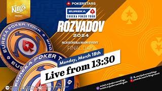  Final Day of €1.100 PokerStars Eureka Poker Tour Main Event live from Kings Resort 