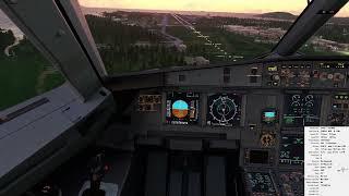 BUTTER LANDING in a 10° OFFSET and 33KT GUST wind approach  MSFS 2020 Fenix A320  ENBO ILS25