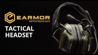 EARMOR Tactical Communications & Hearing Protection Headsets