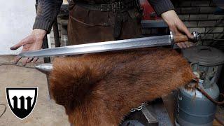 Forging a multibar viking sword the complete movie.