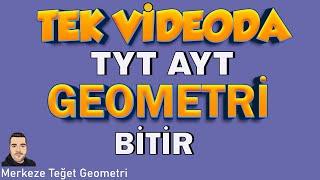 TEK Videoda TYTAYT Geometri 20 Saat Bitir   Merkeze Teğet İlhan Hoca + PDF