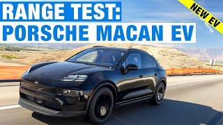 Porsche Macan EV Highway Range Test  Behind the Wheels of Porsche’s First Electric SUV