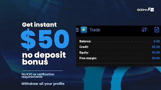 Get $50 Welcome bonusno No kycverification neededNo deposit bonus